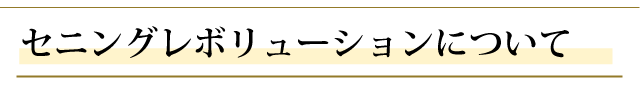 セニングレボリューションについて